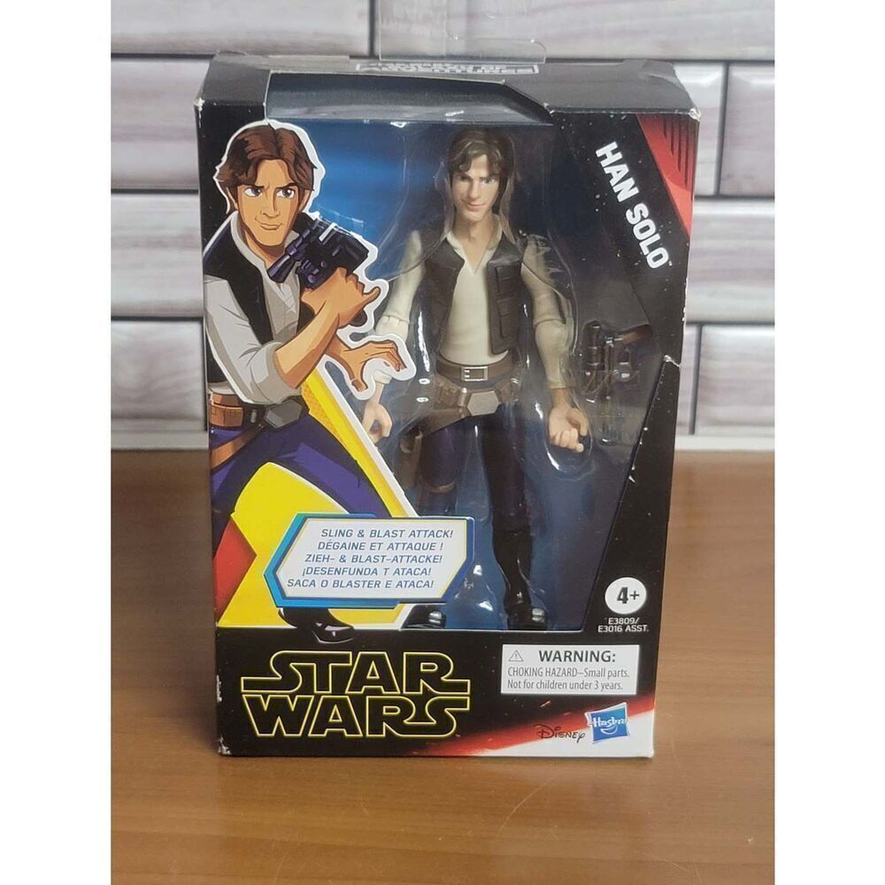 Star Wars Galaxy of Adventures Han Solo Sling & Blast Attack! by Hasbro #A61
